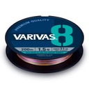 Varivas oplet 8 # 1,2 PE 23LB (10,41kg) 150m viacfarebný x8