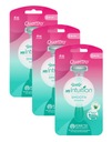 Holiace strojčeky Wilkinson Quattro Smooth Sensitive, 3 x 3