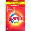 GAMA 3v1 prášok na pranie odevov Universal 100 praní 6,5 kg DE Universal