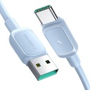 Kábel USB-A - USB-C 3A 1,2m modrý