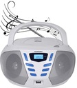 Boombox rádio CD MP3 prehrávač USB BB7WH WHITE