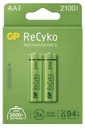 Batérie GP ReCyko HR06 2100 mAh série AA 2 ks.