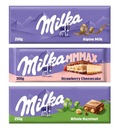 Sada mliečnej čokolády Milka, veľká, mix príchutí, 3 ks