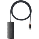 Baseus prenosný hub adaptér USB na 4xUSB-A, USB-C