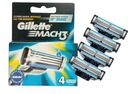 GILLETTE MACH3 BLADES CARTRIDGES BLADES 4 ks ORIGINÁL