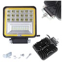 Halogénová pracovná lampa LEDx42 + COB pátracie svetlo 126W 9-36V COMBO 110x110x20mm