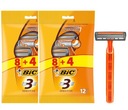 BIC 3 CITLIVÉ JEDNORÁZOVÉ holiace strojčeky 3 ČEPELIE x24