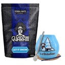 Yerba Mate Guarani Set Let it Snow tekvica bombilla 400g 0,4kg ZIMA