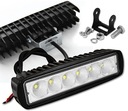 PRACOVNÁ LAMPA PANEL 6 LED HALOGÉN 18W 12V 24V