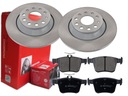 BREMBO ZADNÉ DISKY, DESTIČKY, VW PASSAT B8, 300MM