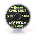 Korda - Kwik Melt Pva 2 x 20 M 5 mm - tavná páska