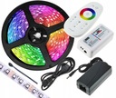 KIT 5M RGB 600 LED páskový napájací zdroj 3535