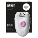 Braun Silk-épil 1 1-010 darčekový epilátor na odstránenie chĺpkov pre ženy