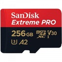 Pamäťová karta Sandisk microSDXC 256GB Extreme Pro