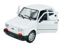 WELLY FIAT 126p BIELY 1:21 NOVÝ MODEL KOV AUTO