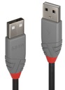 USB 2.0 typ A-A samec kábel Lindy 36695 5m Anthra