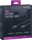 CICKTRONIC Optický kábel Toslink AUDIO 3m FIBER