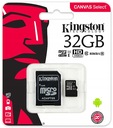 32GB micro SD karta Kingston SDCS2 Class 10 pamäťová karta SD adaptér