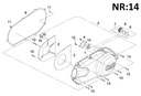 LOŽISKO ĽAVÝ KRYT MOTOR TGB TARGET 250cc OEM