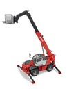 BRUDER 02129 zdvihák Manitou MRT2150 + PRÍSLUŠENSTVO