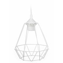 Geometrické závesné svietidlo 19 cm biela LOFT obývačka