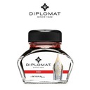 DIPLOMAT atrament do pera 30ml. - červená