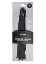 Black Silicone Tickler Black dlhý bič