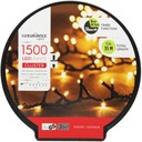 Vianočné osvetlenie LAMPY 35 m 1500 LED ČASOVAČ