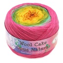 Opus Natura Wool Cake priadza 50026 ombre vlna