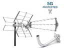 TV anténa FUBA DAT903 MIX filter 5G LTE BRACKET