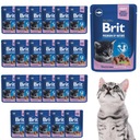 BRIT vrecúška pre malé mačky a mačiatka 24x100g junior WET FOOD