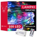 SVETLÁ NA VIANOČNÝ STROMČEK MICRO 100 LED BATÉRIE + DIAĽKOVÉ OVLÁDANIE 10m