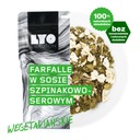 LYOfood Farfalle v špenátovo-syrovej omáčke 126g|500g