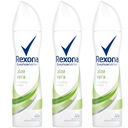 REXONA Aloe Vera Antiperspirant Dámsky 3x150ml