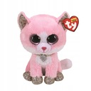 Maskot TY BEANIE BOOS FIONA ružová mačka 24 cm