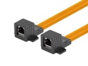 Lanberg adaptér, sieťový konektor, okenná priechodka RJ45, kat.5E, 23 cm