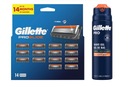 Gillette ProGlide Refills 14 kusov + Gillette Pro gél na holenie 200 ml