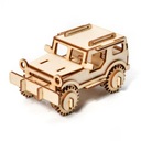 3D model dreveného puzzle Little Story - Jeep