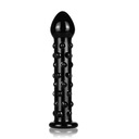 Profilované sklenené dildo s cvokmi, lovetoy