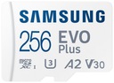 Samsung EVO PLUS microSDXC 256 GB UHS-I U3 [zápis 100 MB/s čítanie 180 MB/s] v2