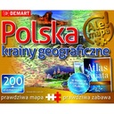 Atlas a puzzle 200 ks. Poľské zemepisné krajiny