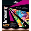 BIC INTENSITY PREMIUM PROFESIONÁLNE CERUŽKY 24 FAREB + Omaľovánka