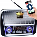 RETRO PRENOSNÉ KUCHYNSKÉ RÁDIO SOLÁRNE BLUETOOTH USB BATÉRIA