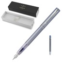 PARKER VECTOR XL PLiace pero STRIEBORNÁ MODRÁ 2159750