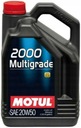 MOTOROVÝ OLEJ MOTUL 2000 MULTIGRADE 20W50 4L