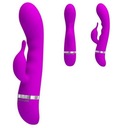 Vibrátor bodu G a klitorisu SEX MASSAGE DILDO