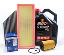 FILTRE + OLEJ MOTUL 5W30 AUDI A4 B8 2.0 TDI CNHC