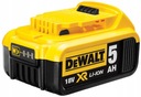 DEWALT DCB184 XR BATÉRIA 18V 5,0Ah ORIGINÁL