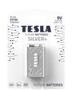 ALKALICKÁ BATÉRIA TESLA 9V/6LR61 1KS STRIEBORNÁ+