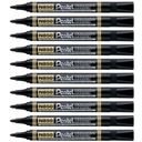 PENTEL N850 PERMANENTNÝ ZNAČOVAČ okrúhly čierny